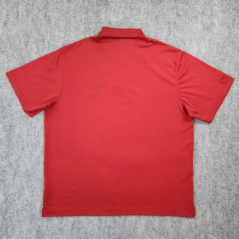 Nike Golf Shirt Mens XL Red Polo Hootie & The Blowfish Pro-Am Active Dri-Fit